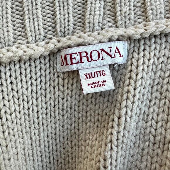 Merona Women's Tan and Cream Cardigan - Picture 5 of 5